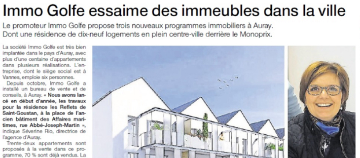 Immo golfe bretagne dans le ouest france